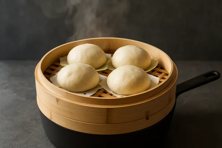 Bao buns bereiden en serveren