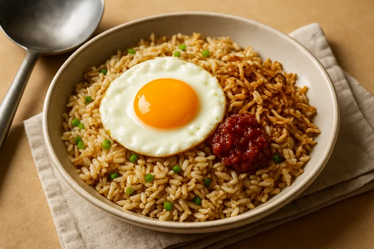 Basisrecept voor nasi met ei