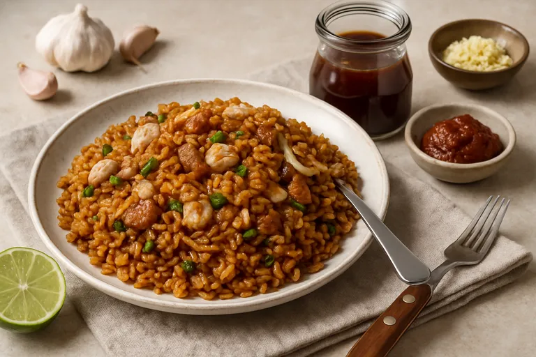 De perfecte saus voor nasi goreng maak je zo