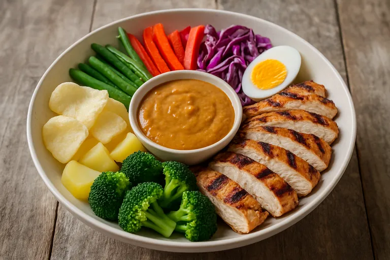 Gado gado met kip: wat is het