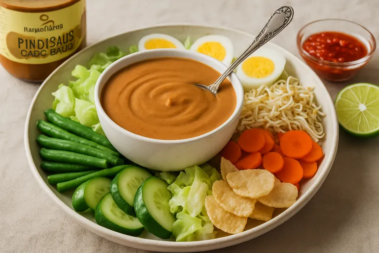Maak je gado-gado onweerstaanbaar met de romige pindasaus van Ratu culinair
