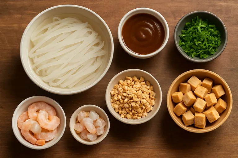 Pad thai recept tamarinde - stap voor stap