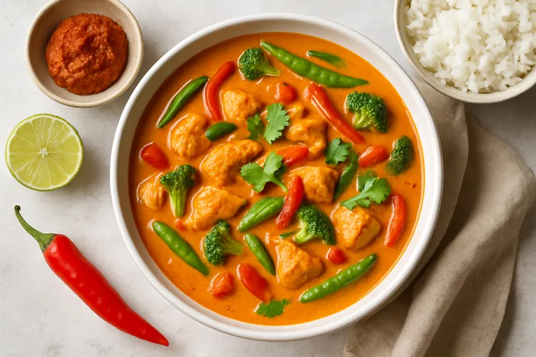 Pittig, romig en geurend: thuis genieten van klassieke thaise rode curry