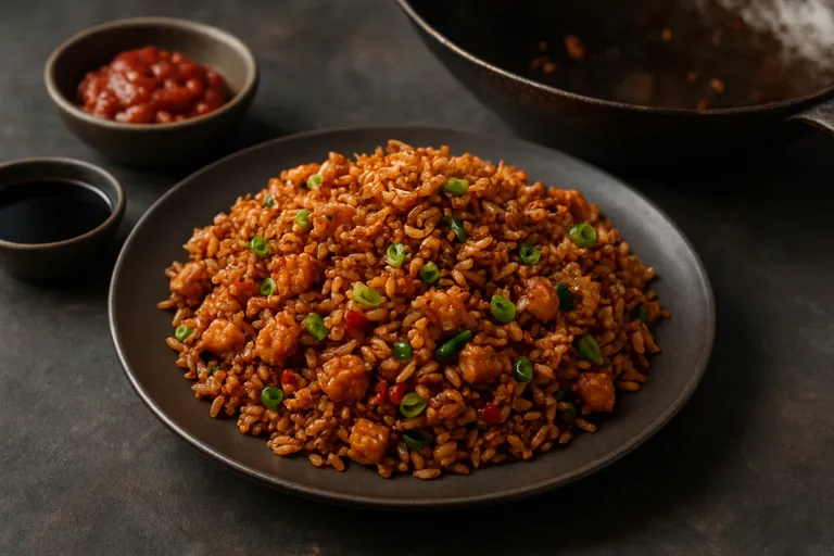 Sambal, ketjap en knapperige korrels: de magie van indonesische gebakken rijst uit de wok