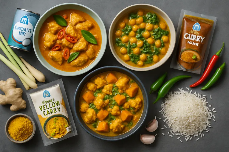 Soorten curry bij AH