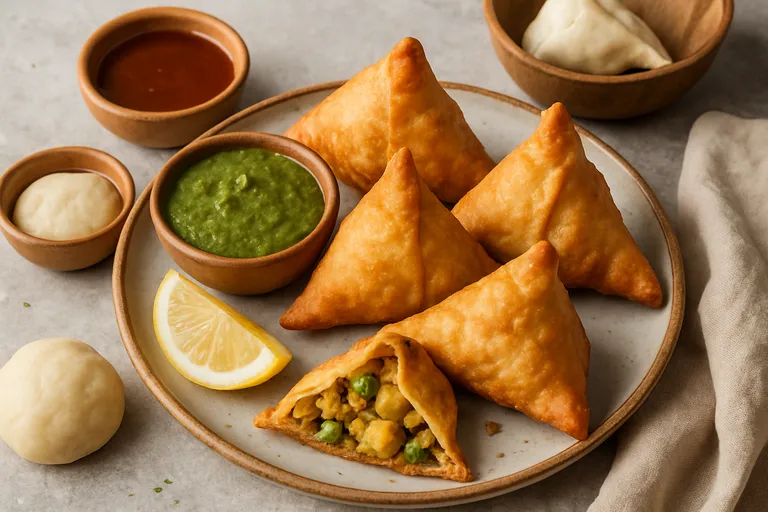 Van deeg tot dip: zo maak je thuis knapperige samosa’s met kruidige vulling