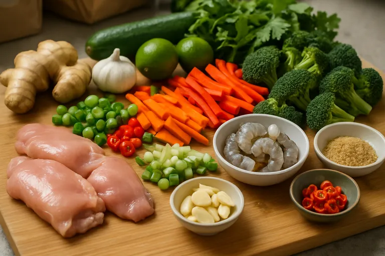 Voorbereiding: boodschappen, snijwerk en basis