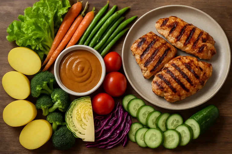 Wat heb je nodig voor gado gado recept met kip