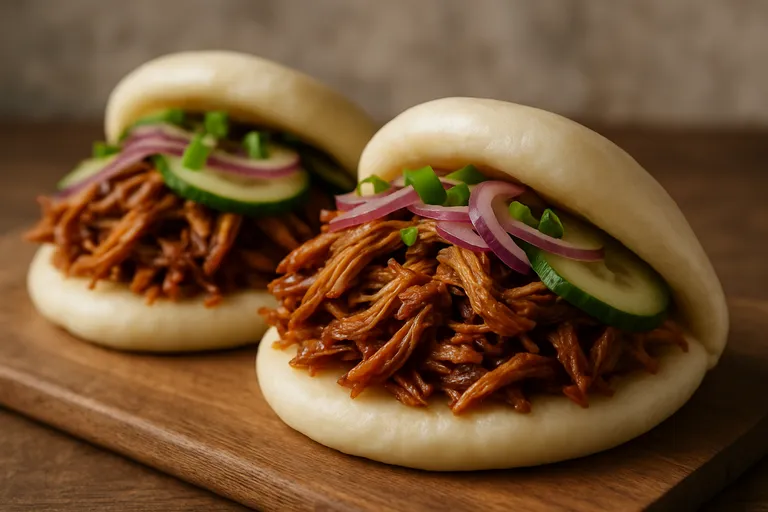 Wat zijn bao buns met pulled pork